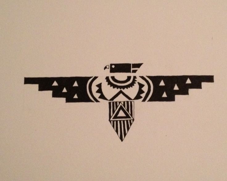 Thunderbird tattoo design