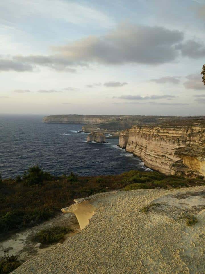 View of Azure Window remains (Gozo)