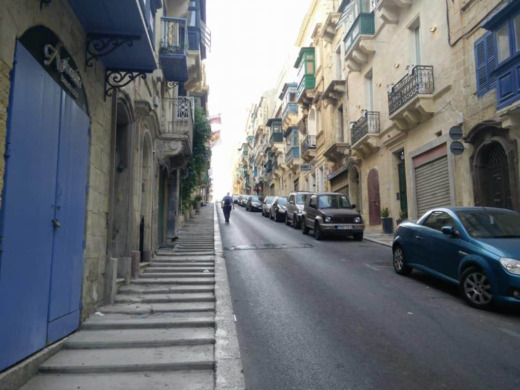 Typical Valletta street