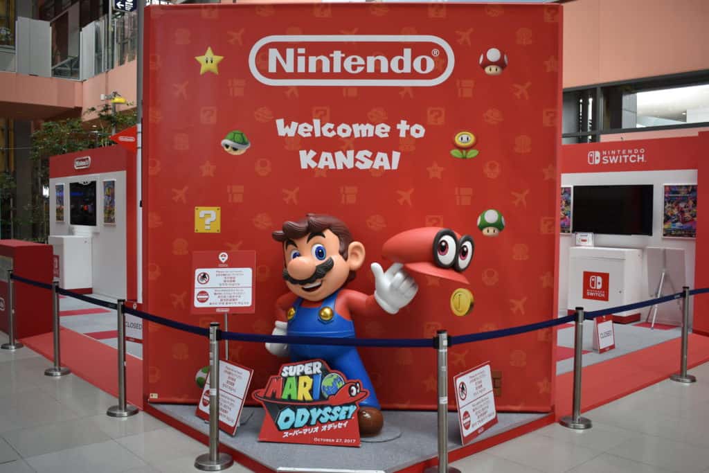 Super Mario display at Kansai Airport (Osaka, Japan)