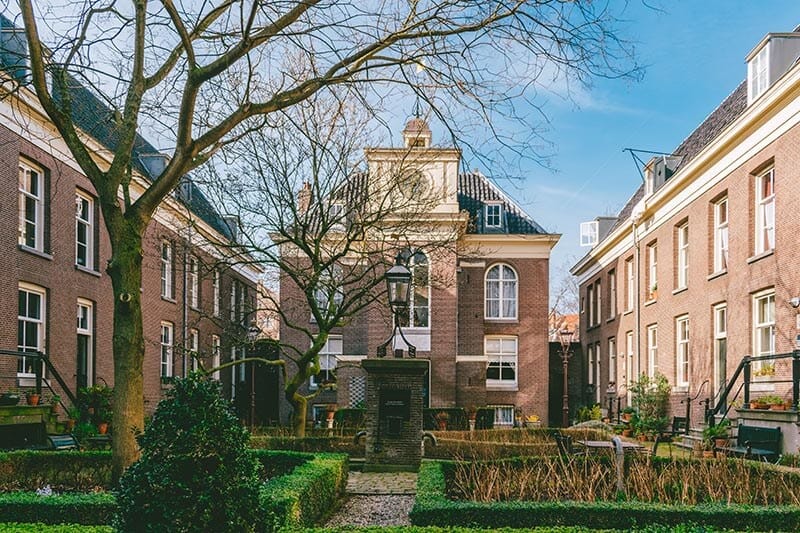 Courtyard in Amsterdam, Netherlands