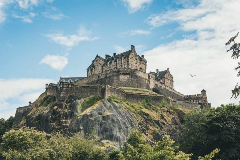 Edinburgh Castle is always looking over the city