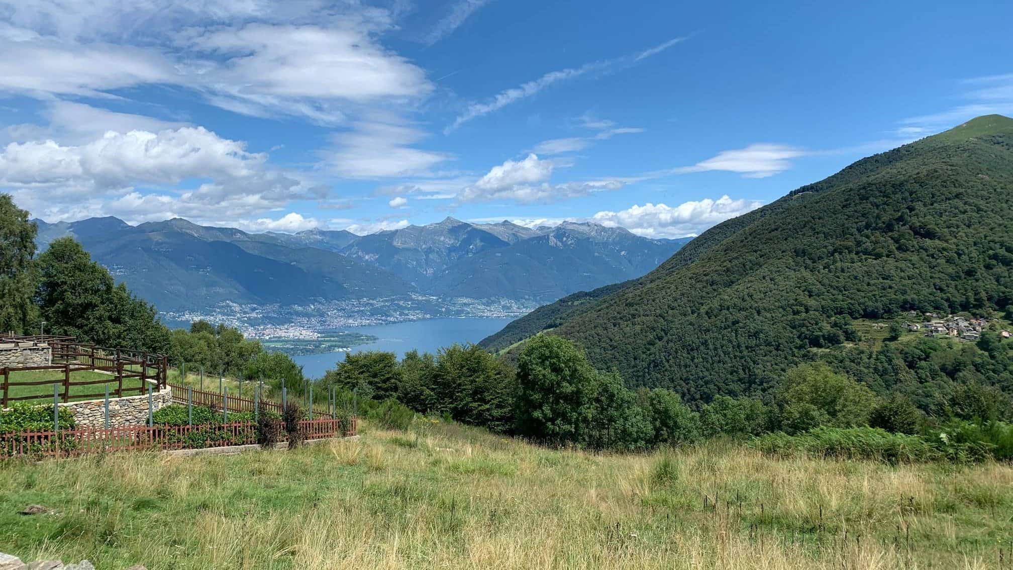 view from one of our hikes to Lago Delio